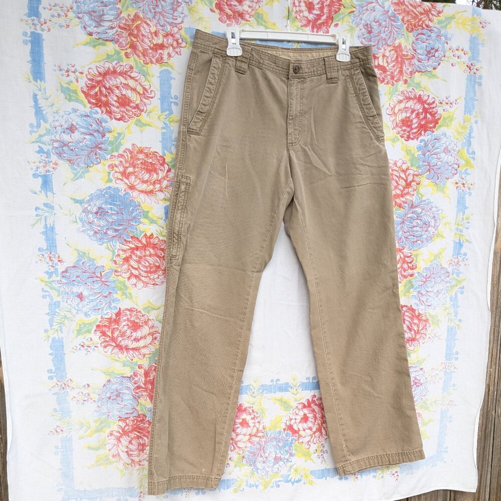 Columbia Omni-sheild 32x32 Kaki Chino Dress/Work Pants Men's Cotton